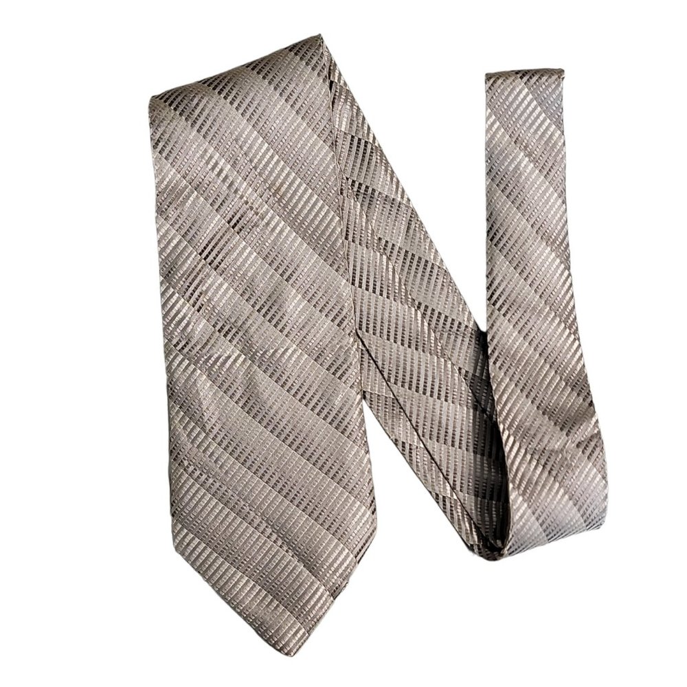 Croft & Barrow Gold / Copper Silk Tie